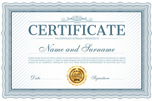 Certificate Or Diploma Template