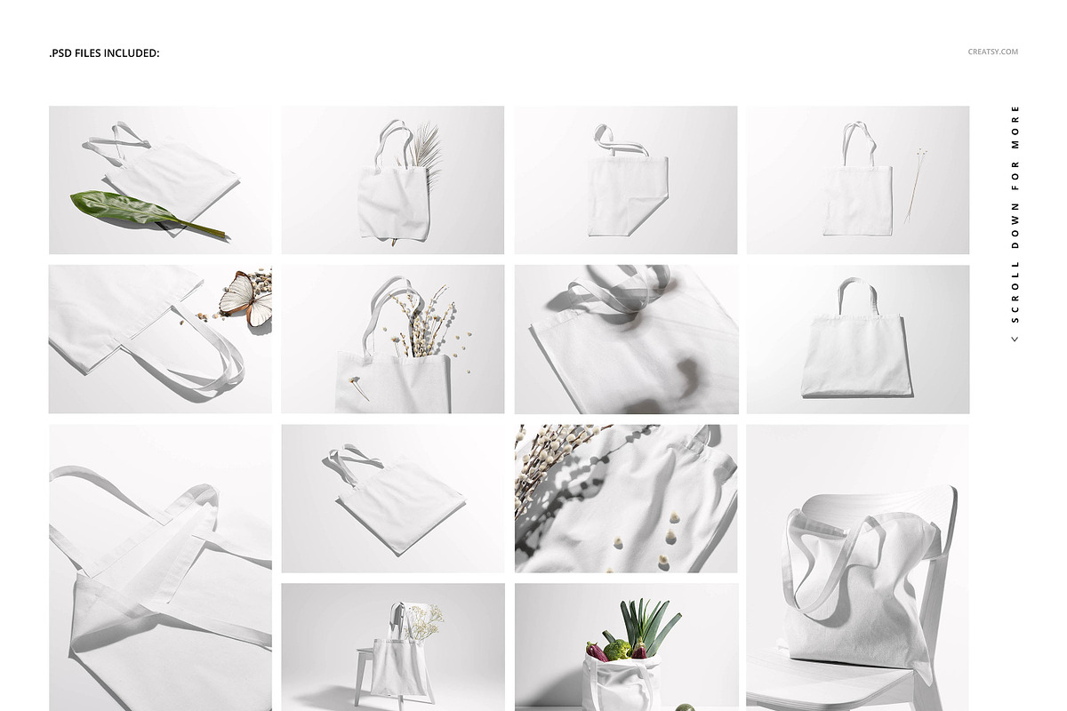 Noissue Tote Bag Mockup Bundle, a Packaging Mockup by creatsy5 (Photo 3 of 67)