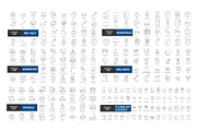 Ultimate bundle Icon set – 2,000+, an Outline Icon by Icons (Thumbnail 9 of 9)