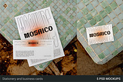 Mosaico - Stationery mockup pack, an Advertising Mockup by Gianluca_Bergo (Thumbnail 1 of 3)