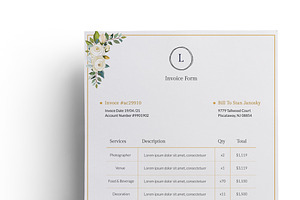 Luci - Invoice Template For Wedding