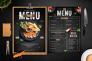 Modern Food Menu, a Flyer Template by Tokosatsu (Thumbnail 1 of 4)