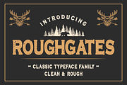 Roughgates, a Serif Font by Mozatype (Thumbnail 1 of 12)