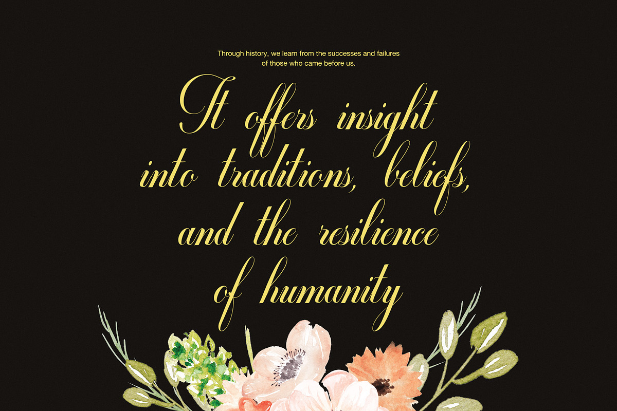 Bellvania Calligraphy Script Font, a Script Font by Graphicxell (Photo 5 of 8)