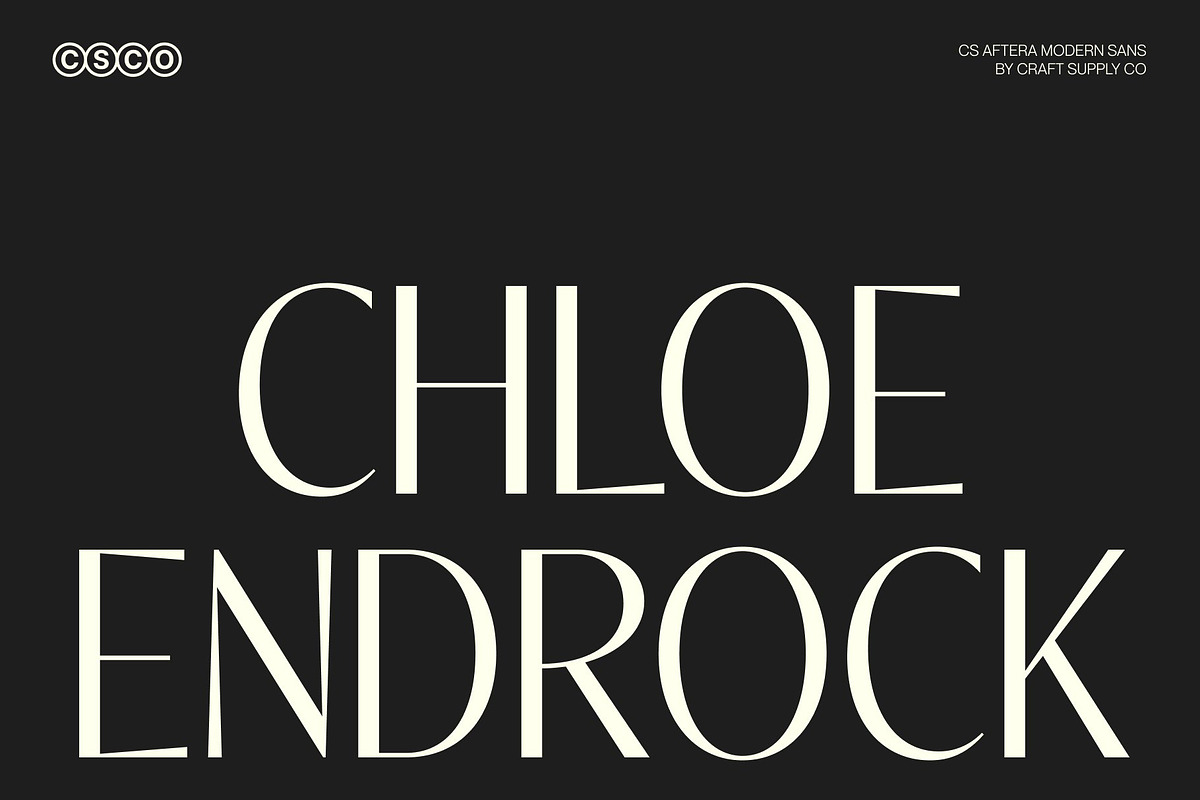 CS Aftera – Modern Sans Serif, a Sans Serif Font by Craft Supply Co. (Photo 2 of 8)