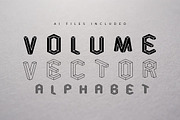 Volume Vector Alphabet, an Object Graphic by creativebythesea (Thumbnail 1 of 3)