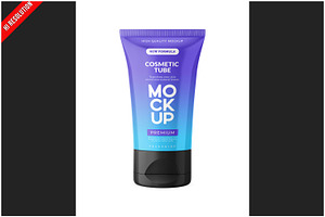 Cosmetic Tube Mockup, an Advertising Mockup by Bruno's Shop