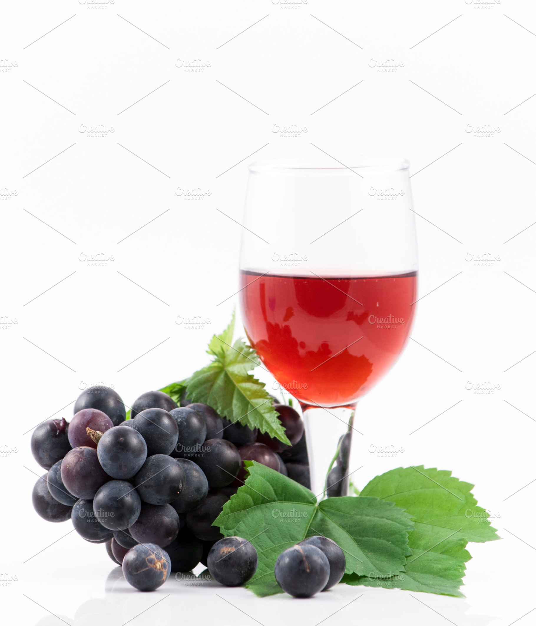 Reds Wine And Grapes