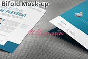 Bifold Brochure Mockup, a Print Template by MockUps Gallery (Thumbnail 5 of 5)