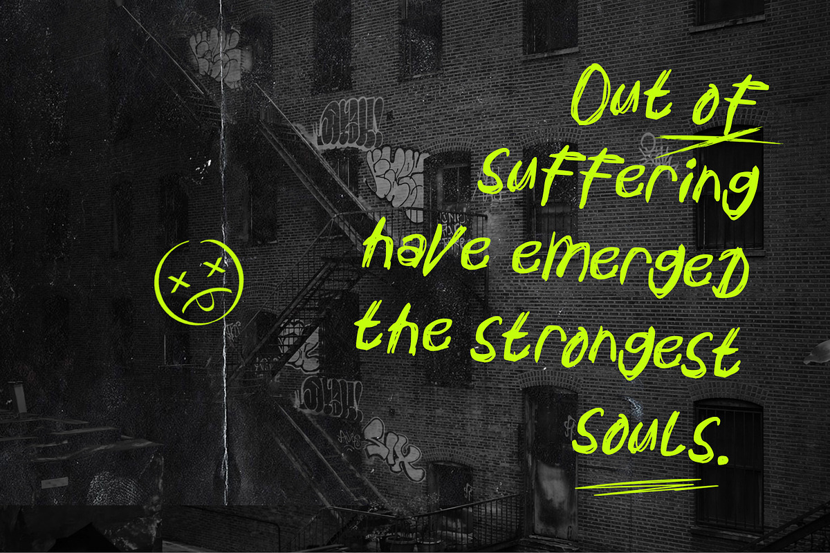 Mental Sickness - Ink Scribble Font, a Handwritten Font by Inviline.co (Photo 4 of 10)