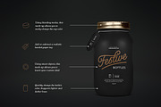 Mason Jar Mock-Up, a Product Mockup by Palm Street Creative (Thumbnail 3 of 3)