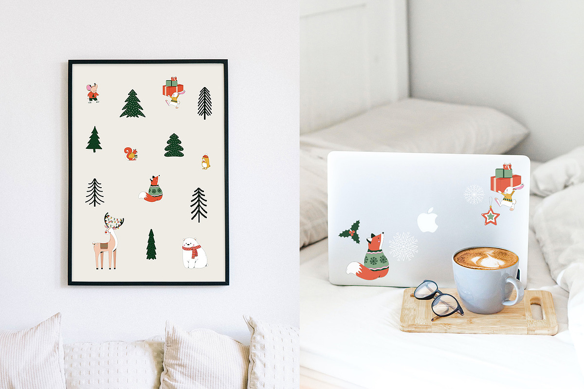 Winter Wonderland: Illustrations Set, an Animal Illustration by marmarina (Photo 6 of 16)