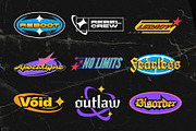 Y2K Streetwear Stickers & Badges, an Object Graphic by Neodivisu (Thumbnail 2 of 7)