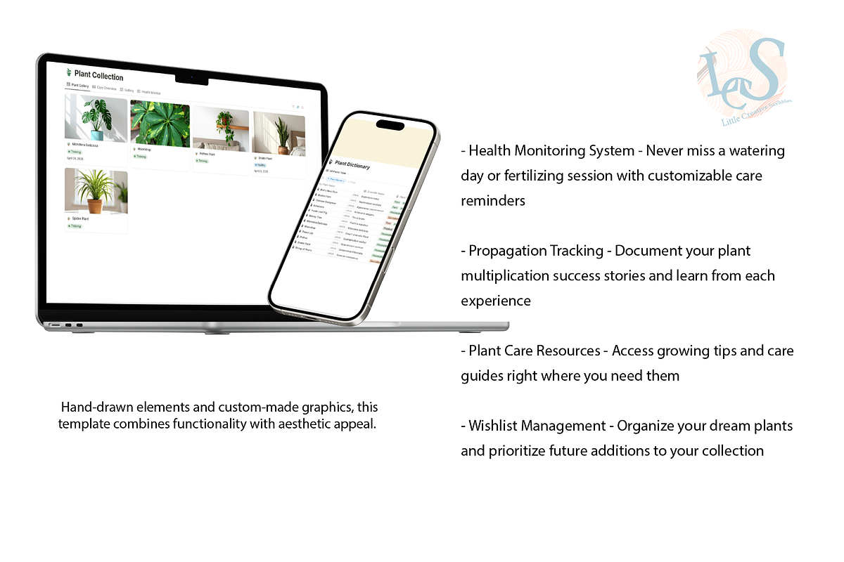 Digital Plant Care Planner, an App Template by Little Creative Scribbles (Photo 2 of 7)