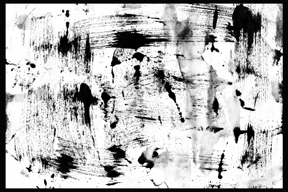 12 Distressed Ink Gritty Textures, a Texture Graphic by smishura