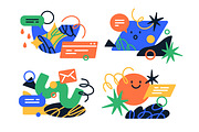 Abstract shapes, geometric elements, a Decorative Illustration by Good Studio (Thumbnail 6 of 8)