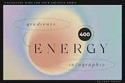 ENERGY gradient & infographic, an Object Graphic by Lana Elanor (Thumbnail 1 of 12)