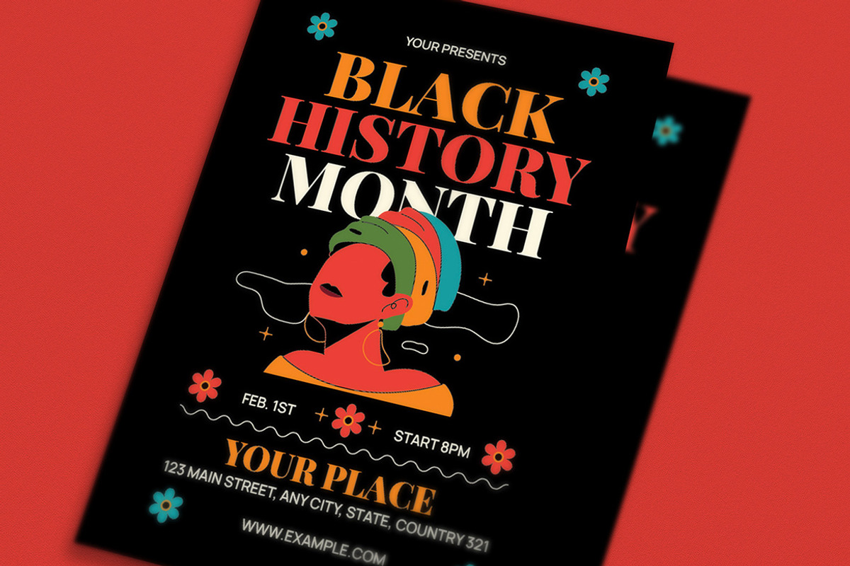 Black History Month Event Flyer, a Flyer Template by Guuver (Photo 2 of 3)