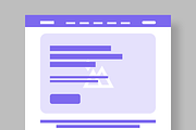 Responsive Landing Page Wireframe, a Wireframe Template by MightyDesign (Thumbnail 2 of 9)
