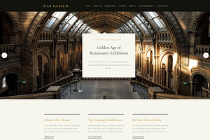 LT Museum Museum WordPress Theme