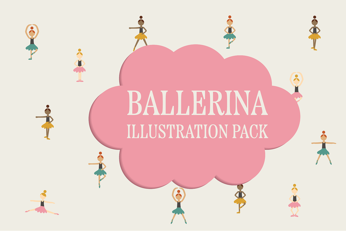 Ballerina Illustration Pack, a Graphic by saragoodies (Photo 1 of 6)