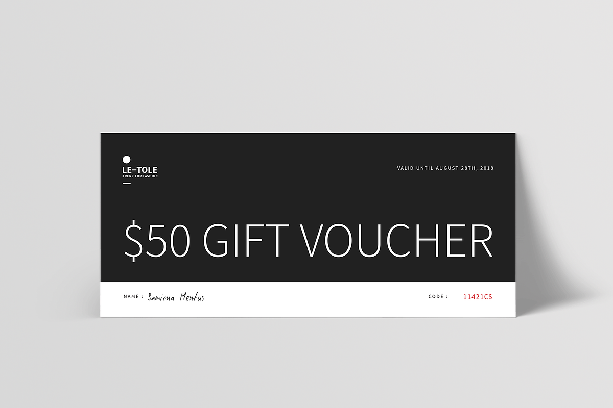 Gift Voucher, a Card Template by BOXKAYU (Photo 8 of 8)