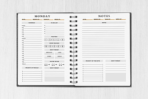 Canva Editable Daily Planner