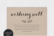 Wishing Well Card Template SHR447, an Invitation Template by Shafura_Wedding (Thumbnail 2 of 5)