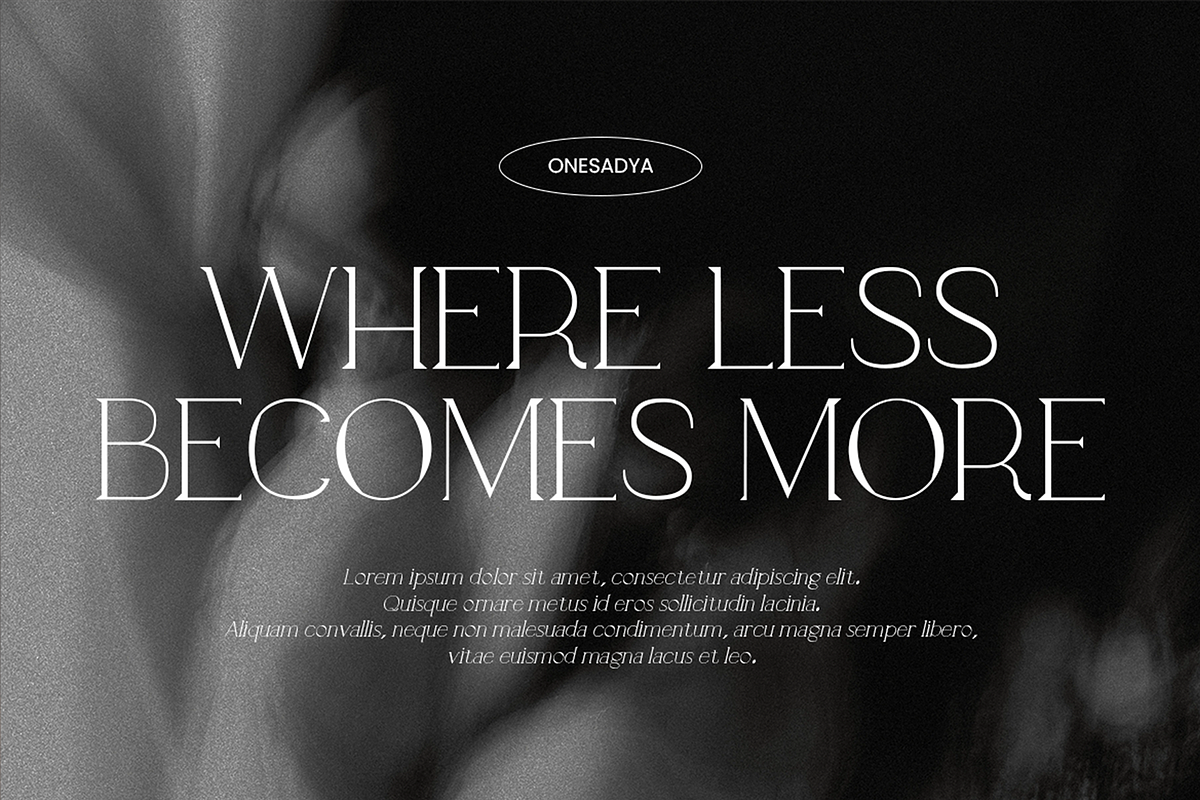 Harss - Minimalist Serif Font, a Serif Font by ONESADYA (Photo 2 of 9)