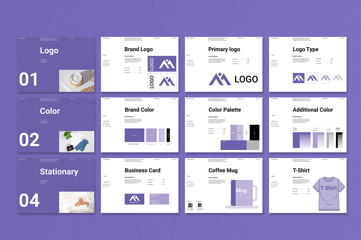 Brand Guideline Template preview 2