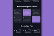 Artificial Intelligence Landing Page, a Landing Page Template by MightyDesign (Thumbnail 5 of 9)