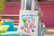 Summer Lobster Martini Society PNG, an Illustration by Canvas Craft (Thumbnail 4 of 6)