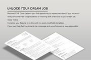ATS Resume CV Word & Google Docs 46, a Resume Template by MrCam Template Resume|CV (Thumbnail 7 of 8)