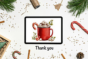 Christmas Clipart Bundle Set, an Illustration by IrynaPanashii (Thumbnail 11 of 11)