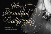 Britalia Script Elegant Calligraphy, a Script Font by RantautypeStudio (Thumbnail 16 of 20)