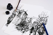 Artist and creative mockup set, a Pens & Pencil Mockup by INTERARTIVITY (Thumbnail 17 of 25)