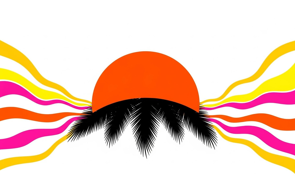 Desert Sunset Landscape Bundle, an Illustration by yasushie (Photo 10 of 31)