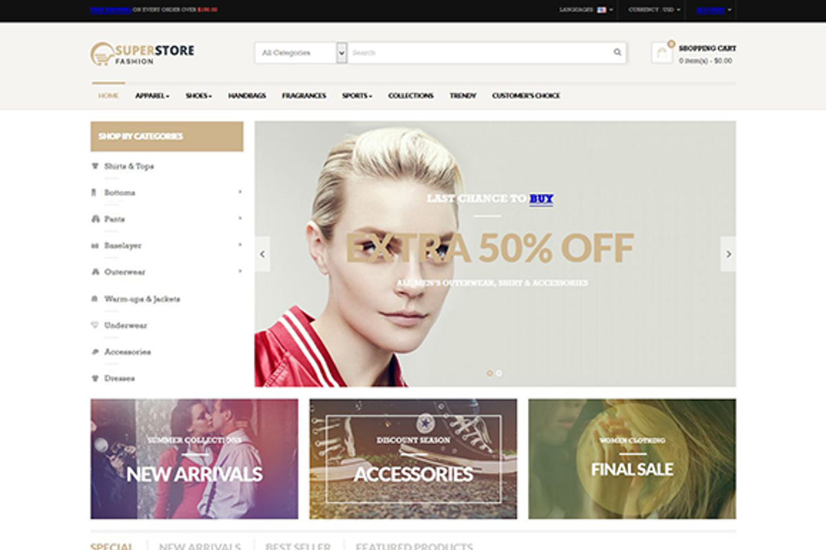 Leo Super Store Prestashop Theme, a Templates & Theme by LeoTheme (Photo 1 of 5)