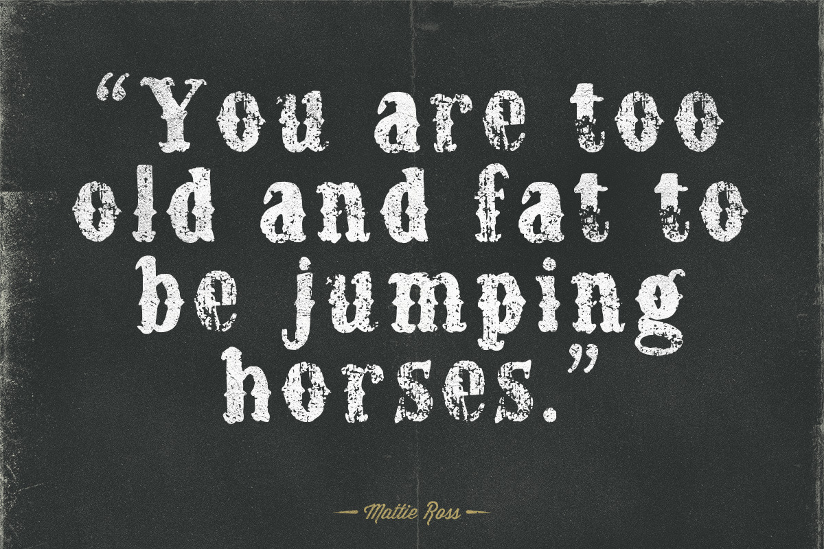 Western font Grit hand made typeface, a Font by Itsmesimon (Photo 3 of 5)