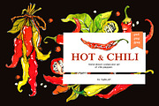 Hot and Chili, a Food Illustration by Aglia ART (Thumbnail 1 of 5)