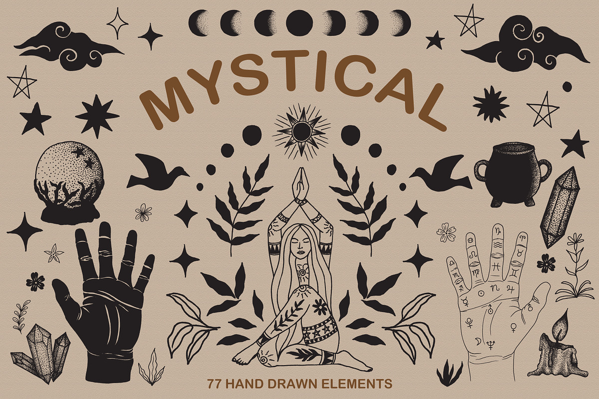 MYSTICAL - Spiritual Mystic Magic, an Illustration by Artolabs (Photo 1 of 10)