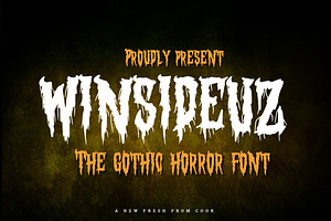 Winsideuz - Gothic Horror Font