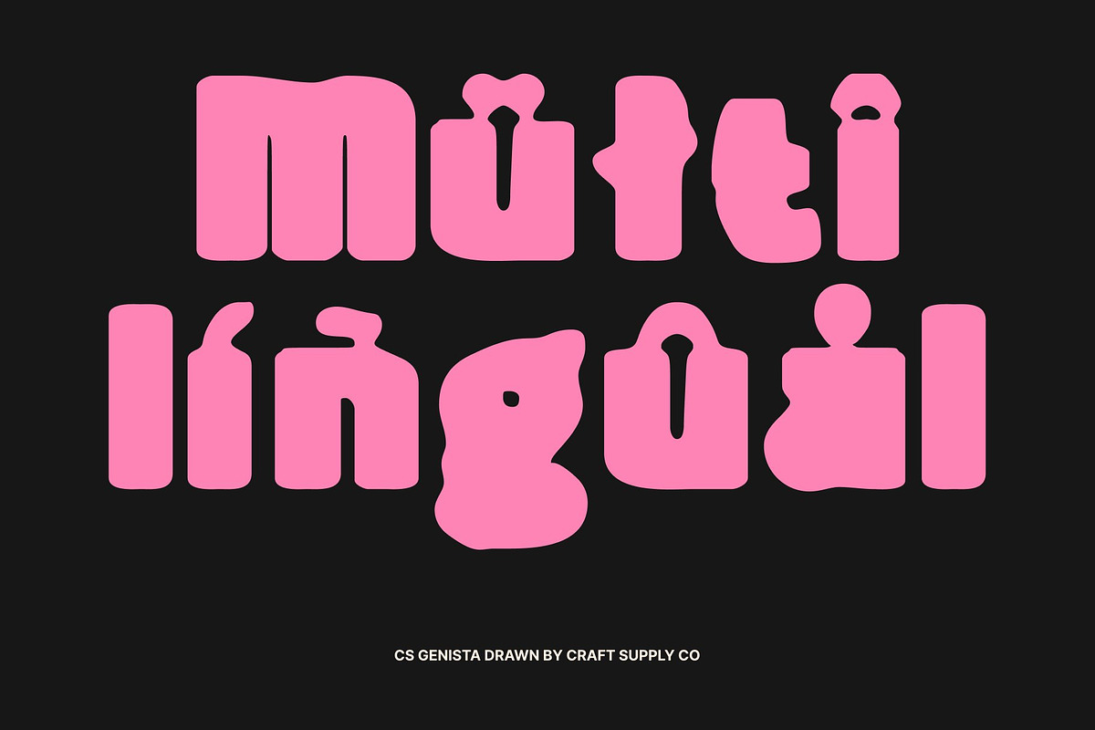 CS Genista Drawn, a Sans Serif Font by Craft Supply Co. (Photo 7 of 8)