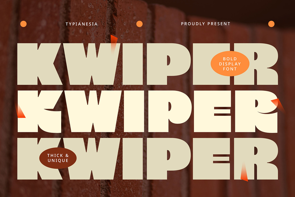 Kwiper - Modern Bold Logo Sans Font, a Sans Serif Font by Typia Nesia (Photo 1 of 14)