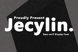 Jecylin Sans Serif Rounded Display, a Sans Serif Font by Maulana Creative