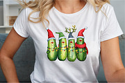 Funny Christmas Pickles PNG, an Illustration by Sublimation Artist (Thumbnail 2 of 9)