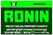Head Hunter font, a Font by weknow (Thumbnail 5 of 5)