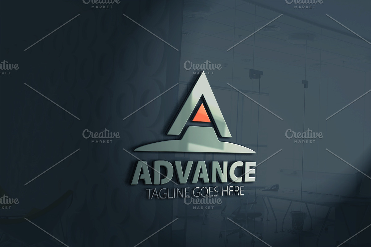 Advance Letter A Logo, a Branding & Logo Template by Josuf Media (Photo 1 of 4)
