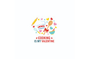 Cute Valentine Lifestyle TShirt Set, a Seasonal Illustration by Designer_Momina (Thumbnail 11 of 21)
