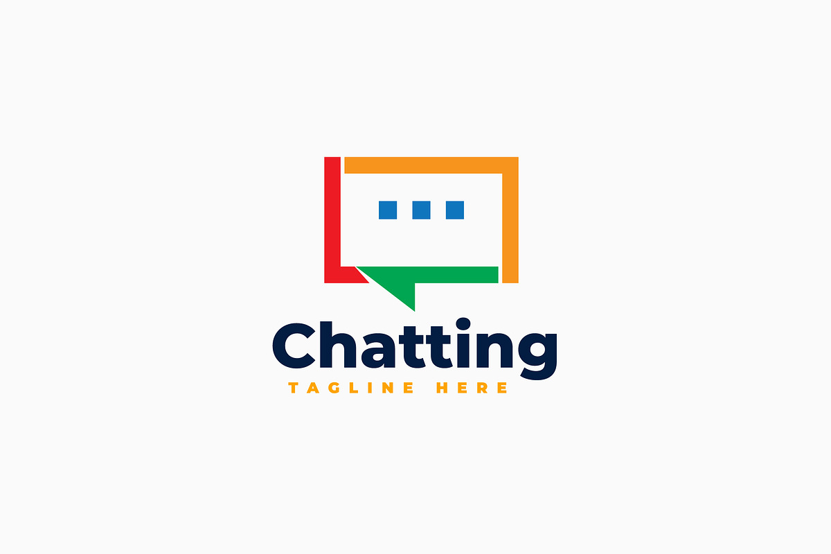 Chatting Logo Template, a Branding & Logo Template by Zeer Graphic (Photo 2 of 2)